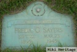 Freda G Ryndress Sayers