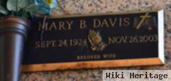 Mary B Davis