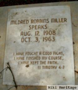 Mildred Miller Robbins Speaks