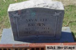 Arva Lee Brown