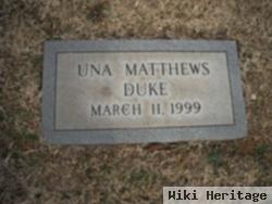 Una Matthews Duke