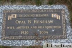 Opal B Mork Henshaw