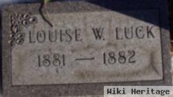 Louise W Luck