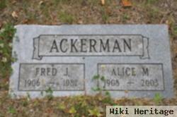 Fred J Ackerman