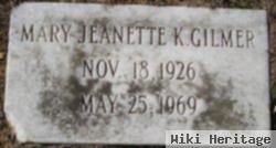 Mary Jeanette Kelly Gilmer