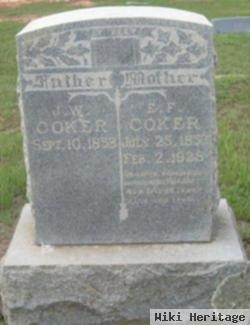 Eliza F Winkle Coker