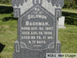 Solomon Bachman, Jr