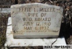 Effie L Miller Kinard