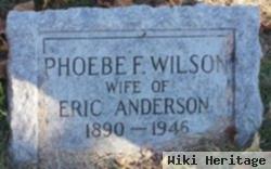 Phoebe F Wilson Anderson