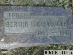 Bertha L Clevenger