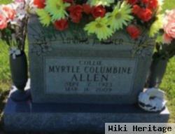 Myrtle Columbine "collie" Swopes Allen