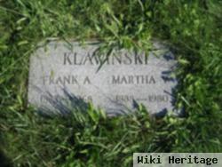 Martha V Dominowski Klawinski