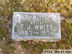 Mary Sue "mamie" Matthews White