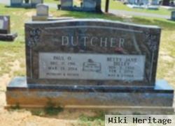 Betty Jane Dilley Dutcher