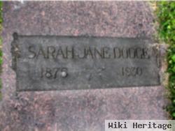 Sarah Jane Marcy Dodge