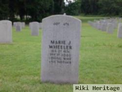 Marie J Wheeler