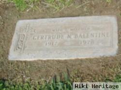 Gertrude N. Balentine