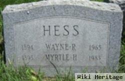 Myrtle H Hess