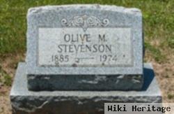 Olive M Stevenson