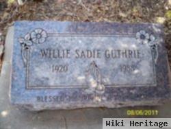 Willie Sadie Guthrie