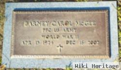 Barney Carol Mcgee