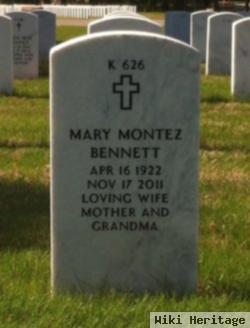 Mary Montez Tolbert Bennett