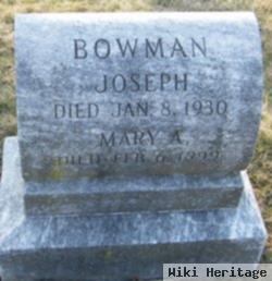 Mary A Arnold Bowman