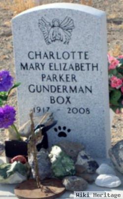 Charlotte Mary Elizabeth Parker Gunderman Box