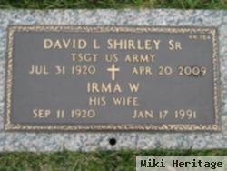 David L Shirley, Sr