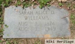 Sarah Alice Dollar Williams
