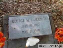 George M Blackmon