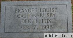 Frances Louise Gaston Busby