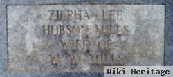 Zilpha Lee Hobson Mills