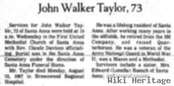 John Walker Taylor