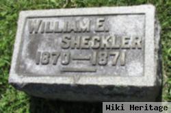 William E Sheckler