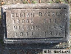 Elijah Alvin Byerly