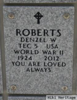 Denzel W Roberts