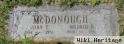 John T Mcdonough