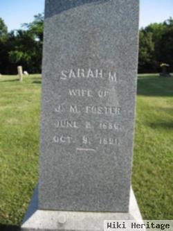 Sarah M. Capps Foster
