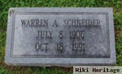 Warren Arthur Schneider