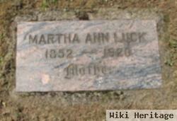 Martha Ann Mintz Luck