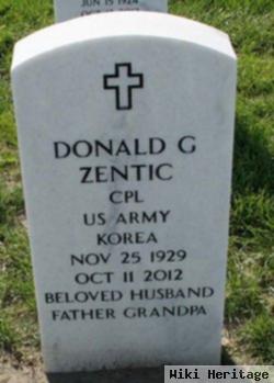 Donald G Zentic