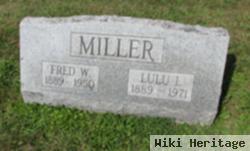 Fred W Miller