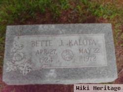 Bette J Kalota