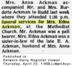 Edna E. Wallbaum Ackmann