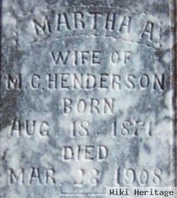 Martha A. Carter Henderson