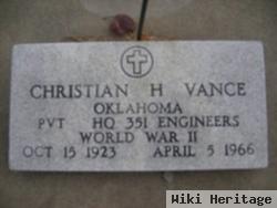 Christian H Vance