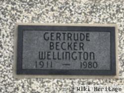 Gertrude "gerda" Becker Wellington