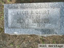 Cecil R Quirt Harper