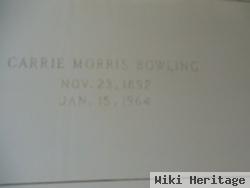Carrie Morris Bowling
